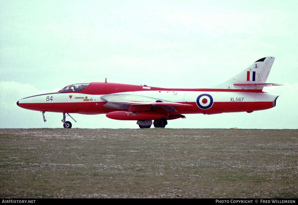 Aircraft Photo of XL567 | Hawker Hunter T7 | UK - Air Force | AirHistory.net #164758