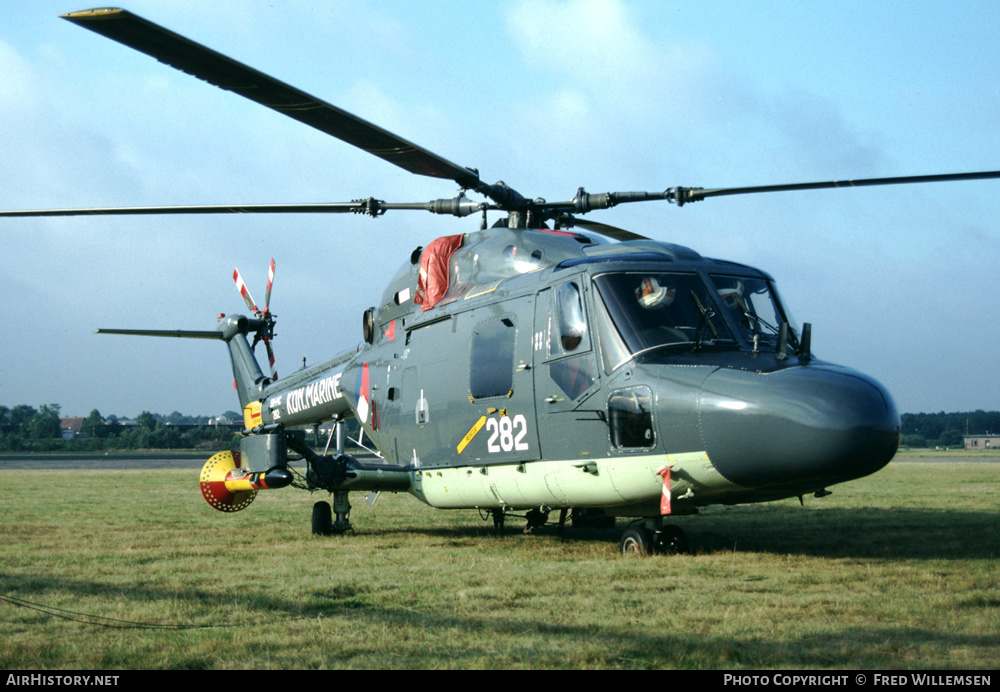 Aircraft Photo of 282 | Westland SH-14C Lynx Mk81 (WG-13) | Netherlands - Navy | AirHistory.net #164759