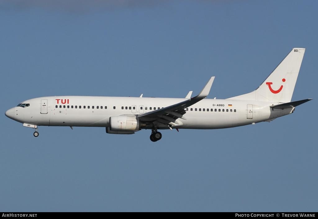 Aircraft Photo of D-ABBD | Boeing 737-86J | TUI | AirHistory.net #164763