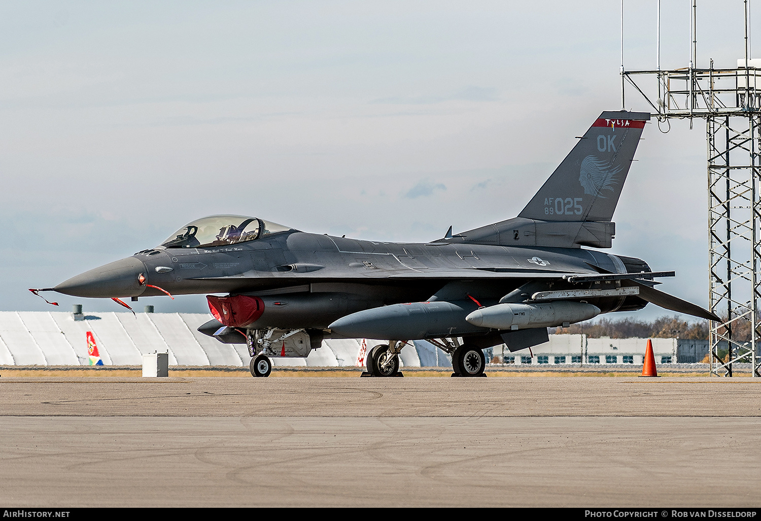 Aircraft Photo of 89-2025 / AF89-025 | General Dynamics F-16CM Fighting Falcon | USA - Air Force | AirHistory.net #164777