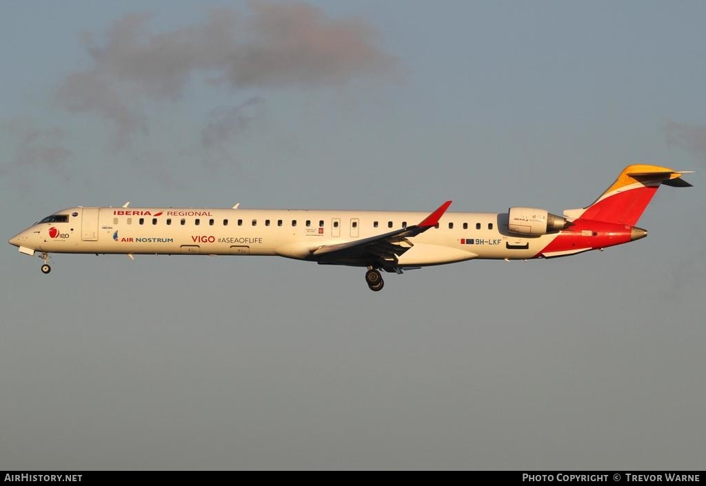Aircraft Photo of 9H-LKF | Bombardier CRJ-1000 (CL-600-2E25) | Iberia Regional | AirHistory.net #164810