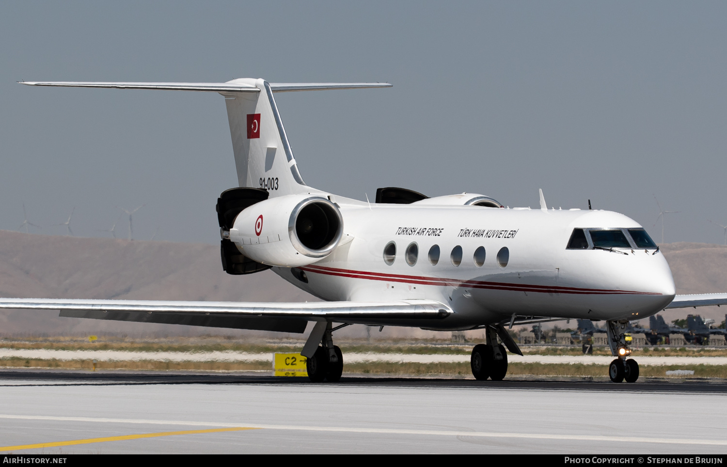 Aircraft Photo of 91-003 / 003 | Gulfstream Aerospace G-IV Gulfstream IV | Turkey - Air Force | AirHistory.net #164816