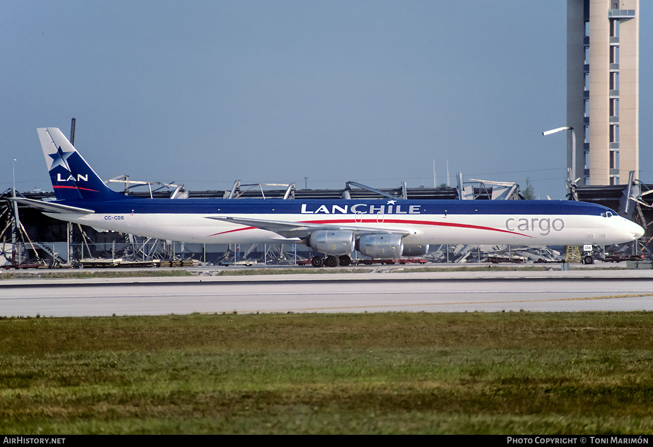 Aircraft Photo of CC-CDS | McDonnell Douglas DC-8-71(F) | LAN Chile Cargo - Línea Aérea Nacional | AirHistory.net #164866