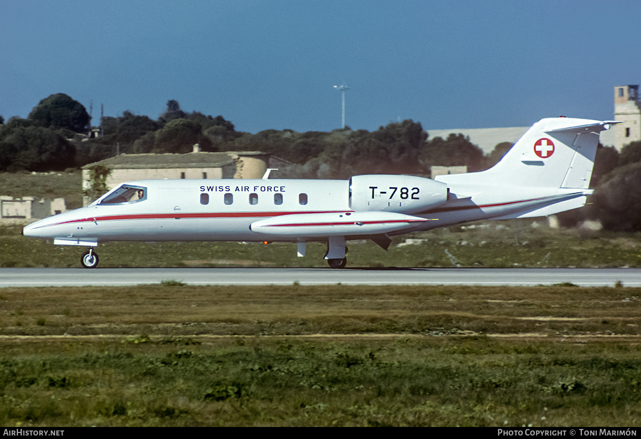 Aircraft Photo of T-782 | Gates Learjet 35A | Switzerland - Air Force | AirHistory.net #164868