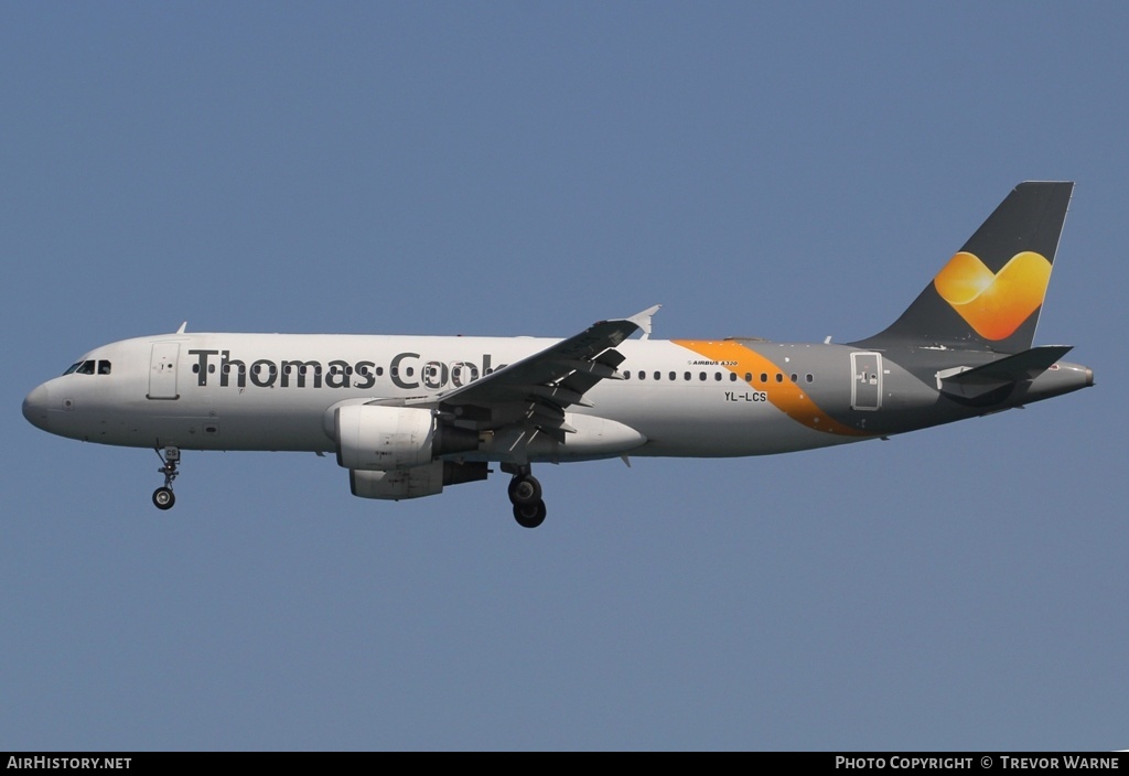 Aircraft Photo of YL-LCS | Airbus A320-214 | Thomas Cook Airlines | AirHistory.net #164870