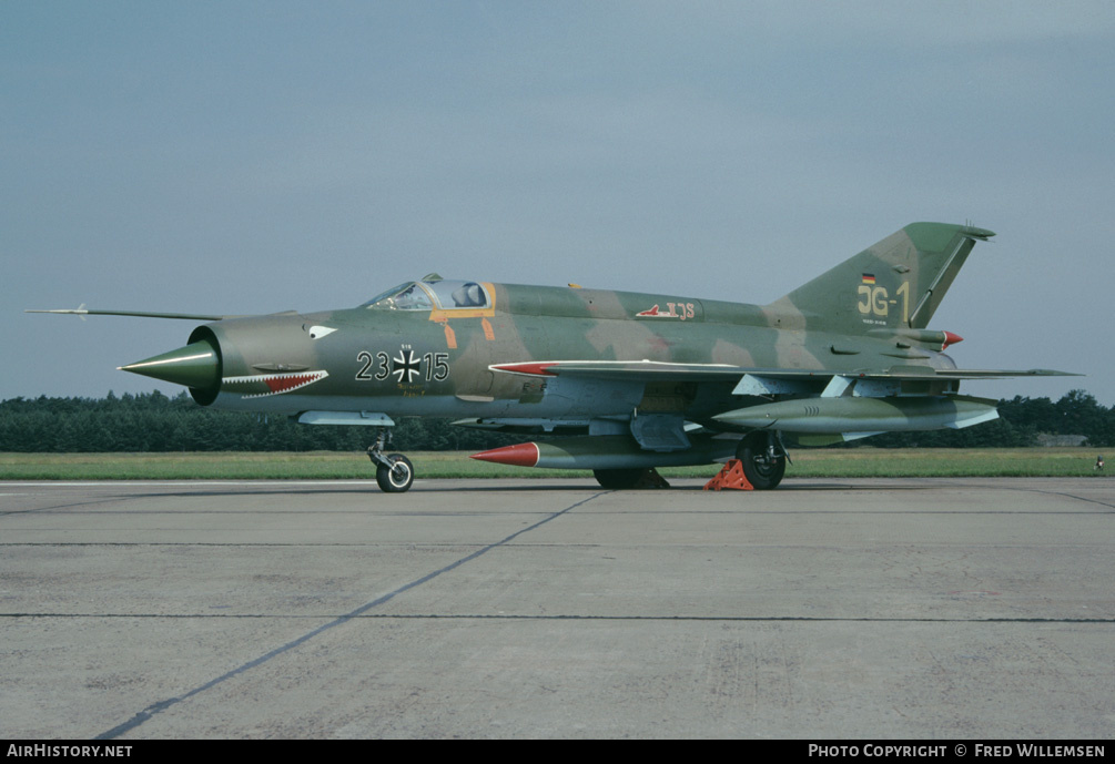 Aircraft Photo of 2315 | Mikoyan-Gurevich MiG-21MF | Germany - Air Force | AirHistory.net #164873