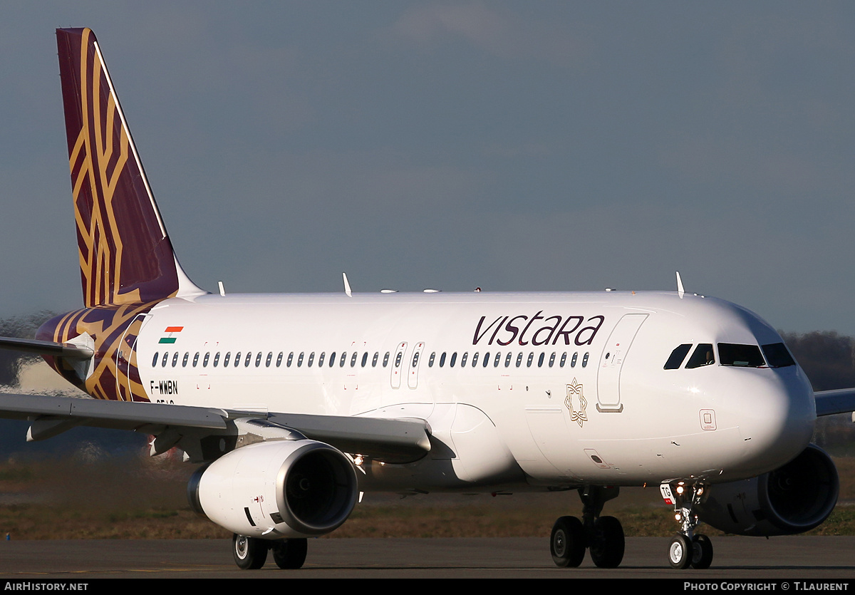 Aircraft Photo of F-WWBN | Airbus A320-232 | Vistara | AirHistory.net #164896