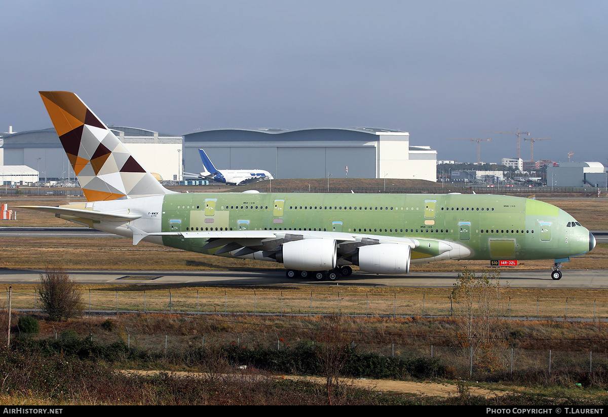 Aircraft Photo of F-WWSK | Airbus A380-861 | Etihad Airways | AirHistory.net #164897