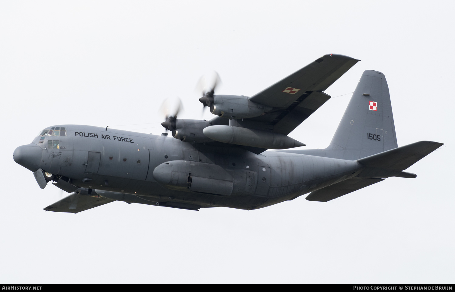 Aircraft Photo of 1505 | Lockheed C-130E Hercules (L-382) | Poland - Air Force | AirHistory.net #164902