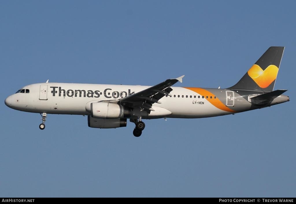 Aircraft Photo of LY-VEN | Airbus A320-233 | Thomas Cook Airlines | AirHistory.net #164936