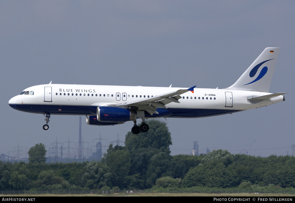 Aircraft Photo of D-ANNA | Airbus A320-232 | Blue Wings | AirHistory.net #164948