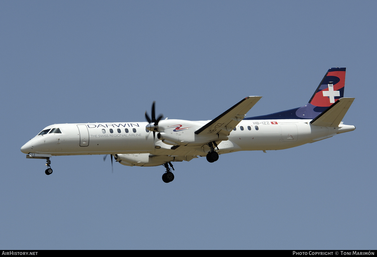 Aircraft Photo of HB-IZZ | Saab 2000 | Darwin Airline | AirHistory.net #164950