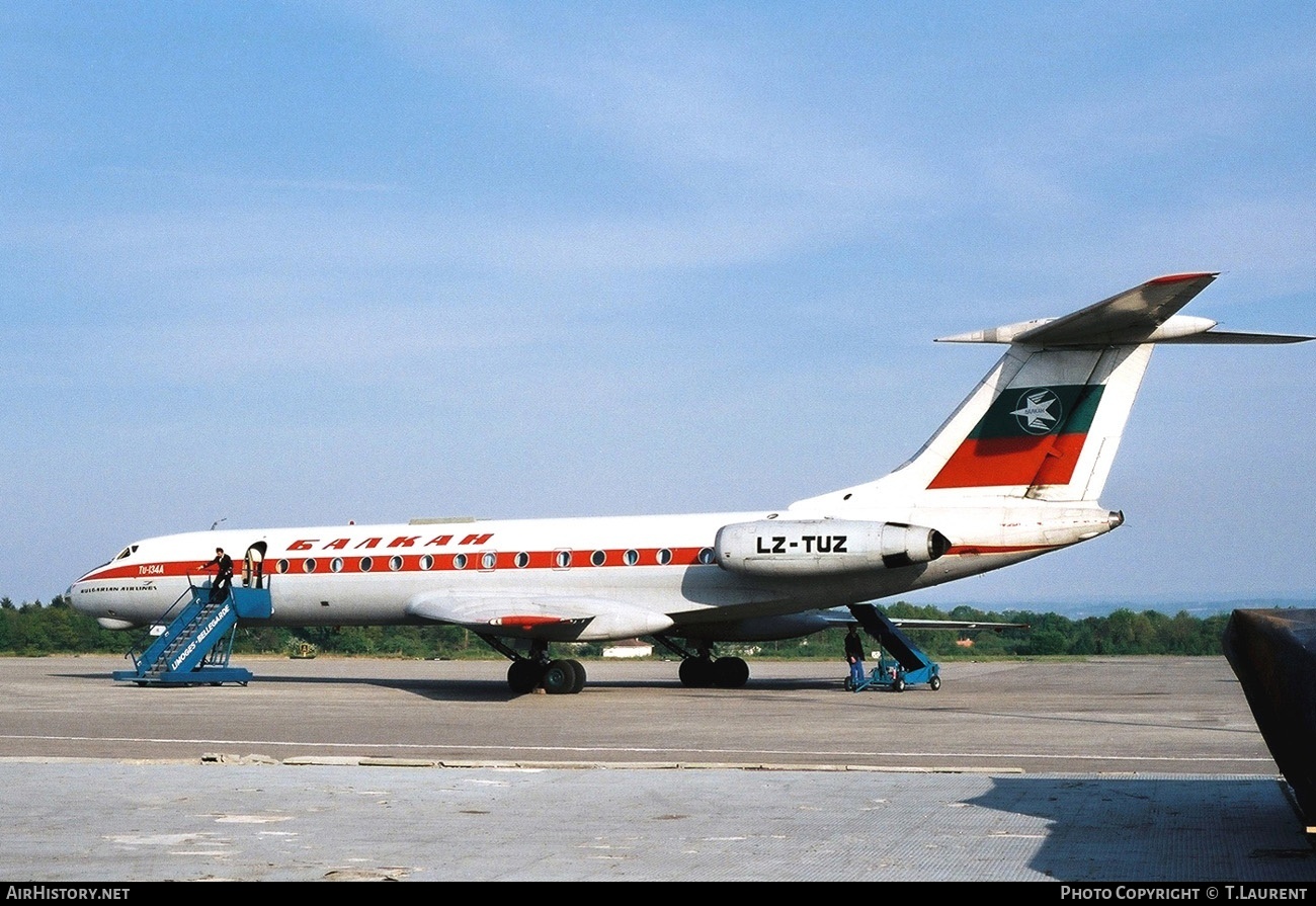 Aircraft Photo of LZ-TUZ | Tupolev Tu-134A-3 | Balkan - Bulgarian Airlines | AirHistory.net #164968