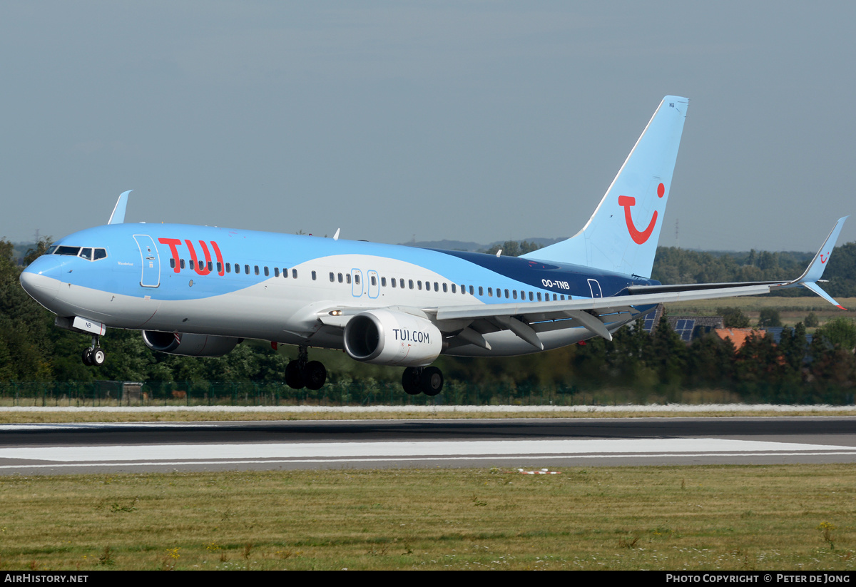 Aircraft Photo of OO-TNB | Boeing 737-8K5 | TUI | AirHistory.net #164984