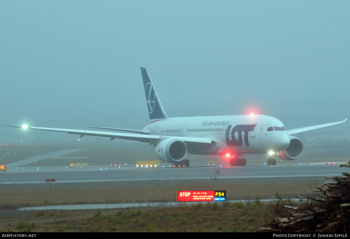 Aircraft Photo of SP-LRD | Boeing 787-8 Dreamliner | LOT Polish Airlines - Polskie Linie Lotnicze | AirHistory.net #165017