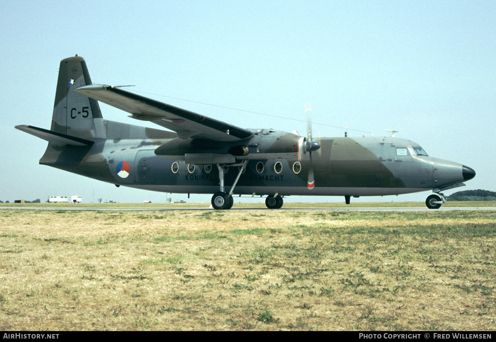 Aircraft Photo of C-5 | Fokker F27-300M Troopship | Netherlands - Air Force | AirHistory.net #165032