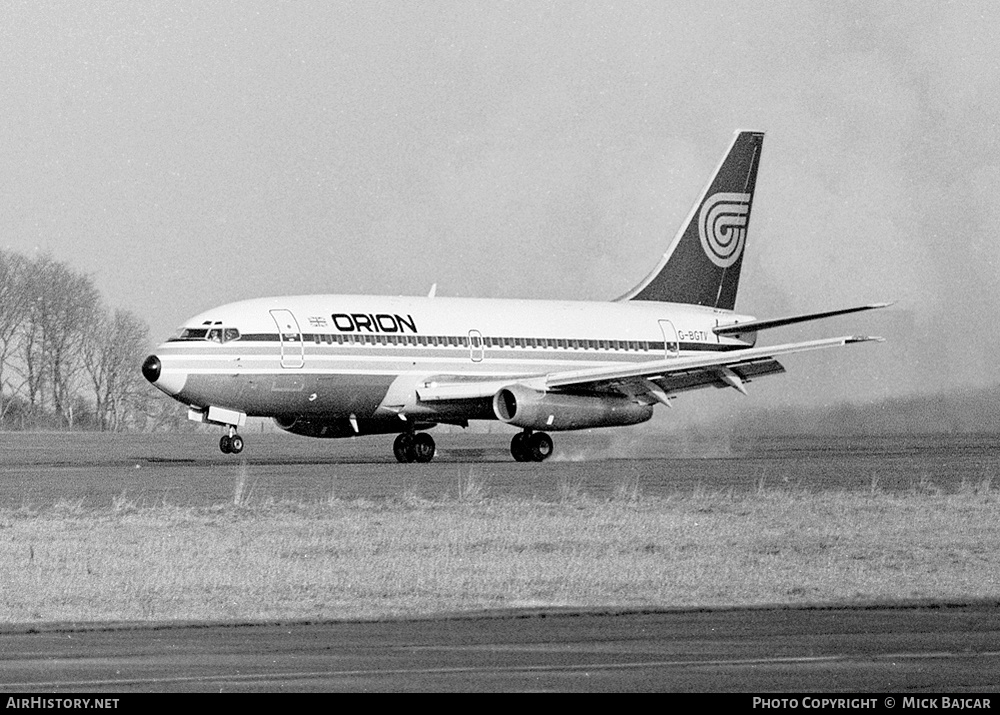 Aircraft Photo of G-BGTV | Boeing 737-2T5/Adv | Orion Airways | AirHistory.net