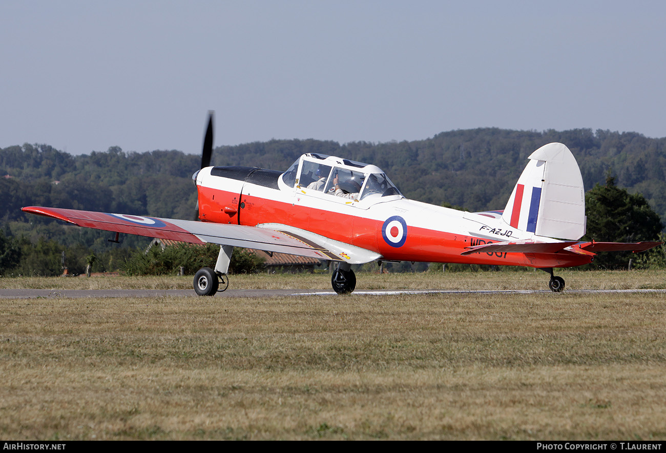 Aircraft Photo of F-AZJQ / WP967 | De Havilland DHC-1 Chipmunk Mk22 | UK - Air Force | AirHistory.net #165057