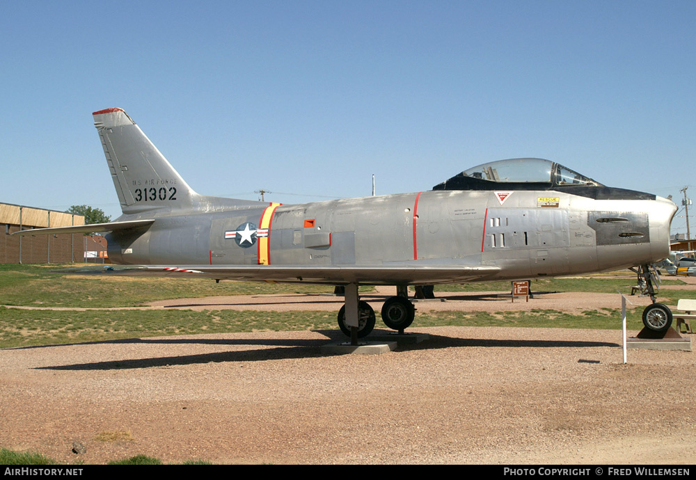 Aircraft Photo of 53-1302 / 31302 | North American F-86H Sabre | USA - Air Force | AirHistory.net #165064