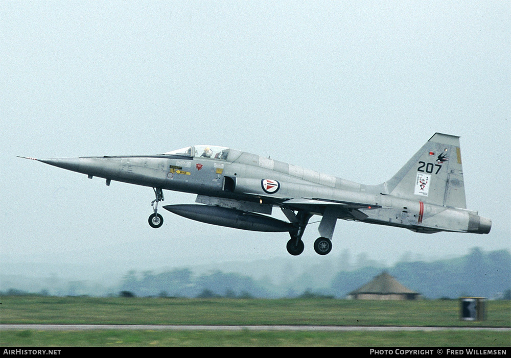 Aircraft Photo of 207 | Northrop F-5A Freedom Fighter | Norway - Air Force | AirHistory.net #165068