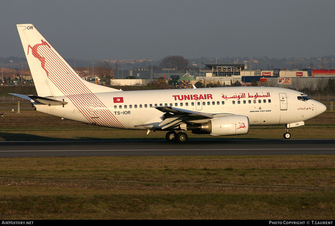 Aircraft Photo of TS-IOR | Boeing 737-6H3 | Tunisair | AirHistory.net #165073