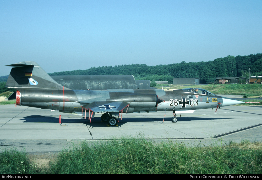 Aircraft Photo of 2603 | Lockheed F-104G Starfighter | Germany - Air Force | AirHistory.net #165078