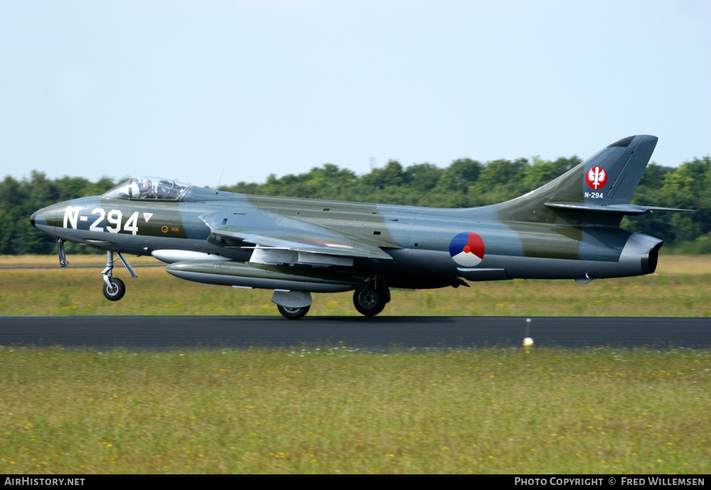 Aircraft Photo of G-KAXF | Hawker Hunter F6A | Netherlands - Air Force | AirHistory.net #165080