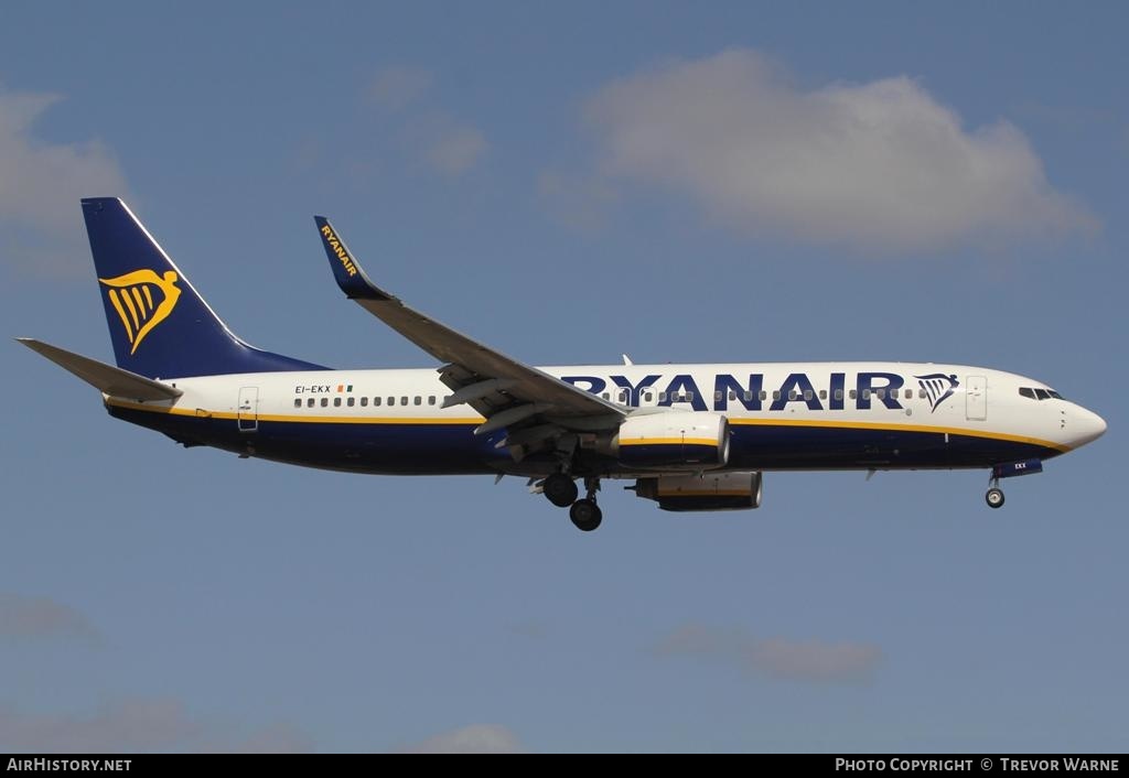 Aircraft Photo of EI-EKX | Boeing 737-8AS | Ryanair | AirHistory.net #165115