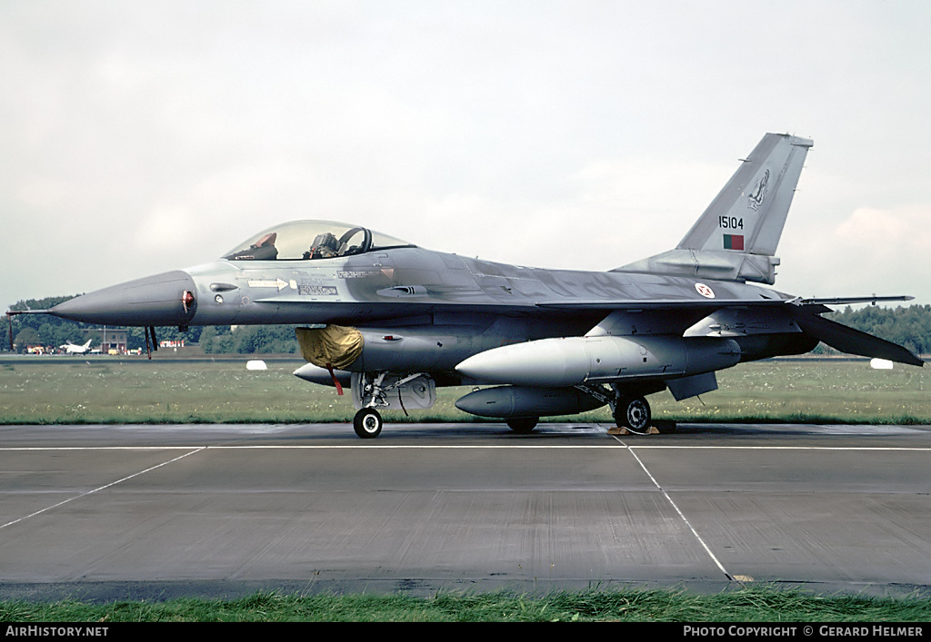 Aircraft Photo of 15104 | Lockheed F-16A Fighting Falcon | Portugal - Air Force | AirHistory.net #165118