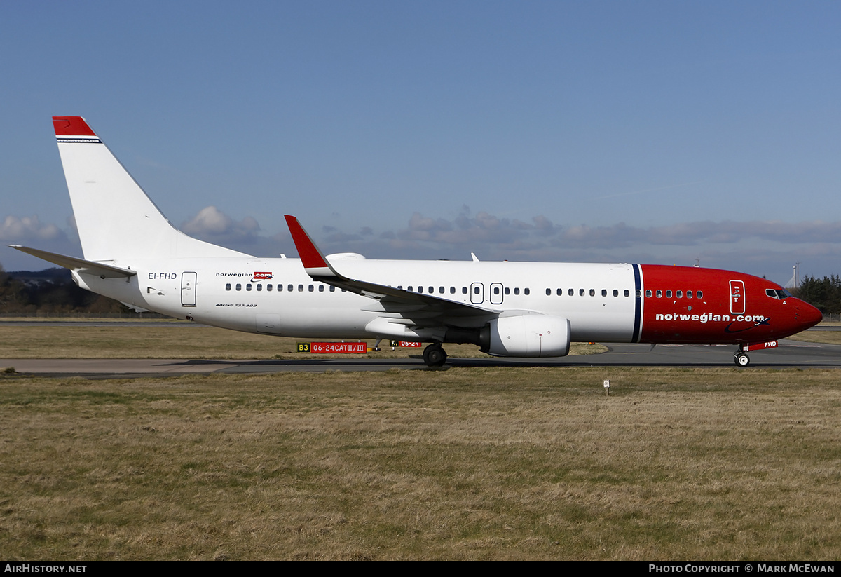 Aircraft Photo of EI-FHD | Boeing 737-8JP | Norwegian | AirHistory.net #165122