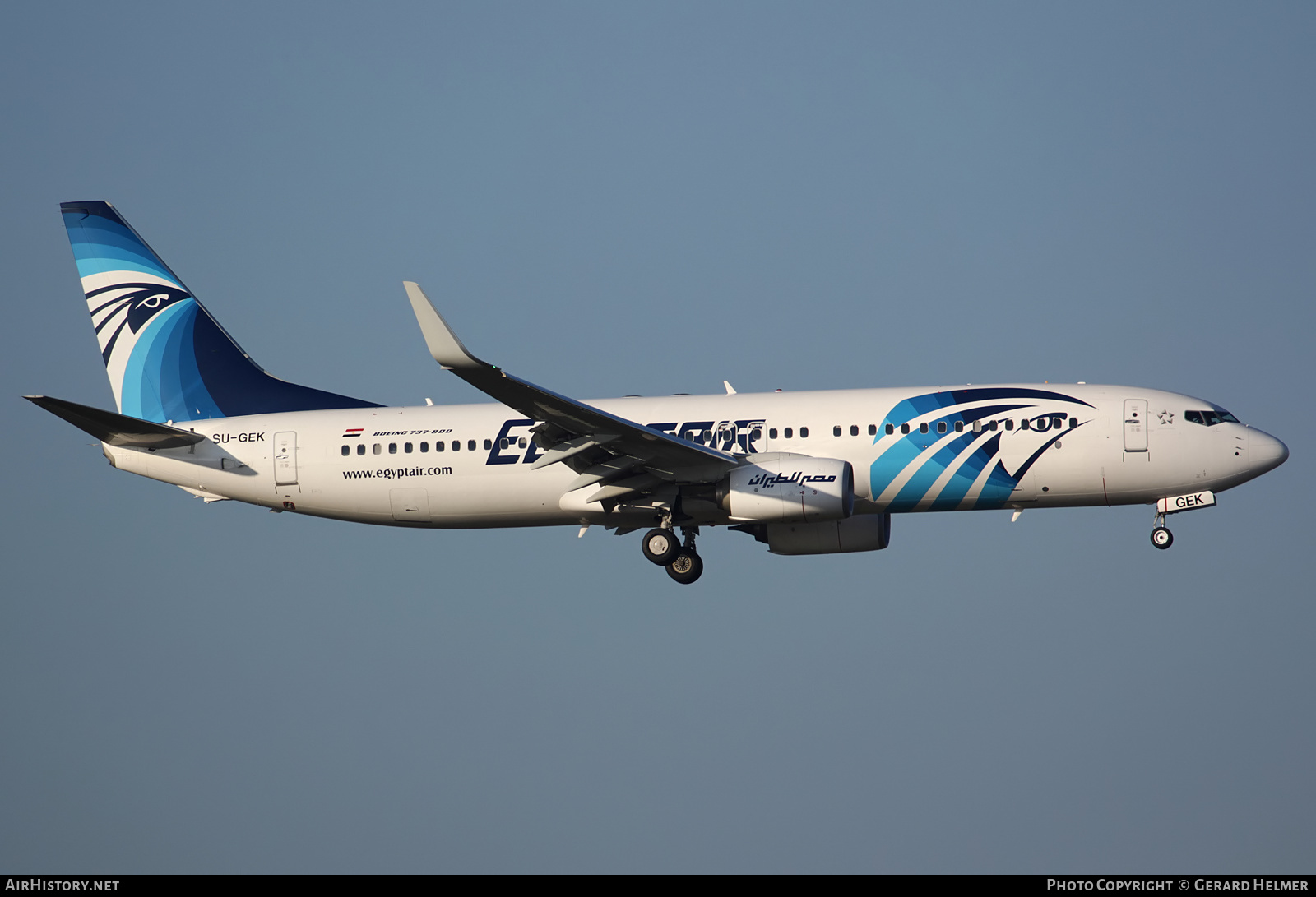 Aircraft Photo of SU-GEK | Boeing 737-800 | EgyptAir | AirHistory.net #165128