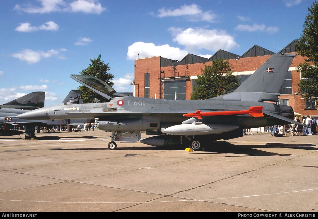 Aircraft Photo of E-601 | General Dynamics F-16A Fighting Falcon | Denmark - Air Force | AirHistory.net #165147
