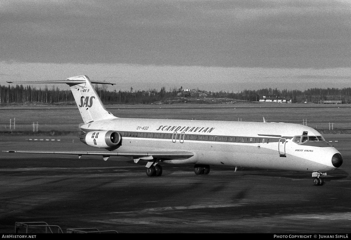 Aircraft Photo of OY-KGO | McDonnell Douglas DC-9-41 | Scandinavian Airlines - SAS | AirHistory.net #165151