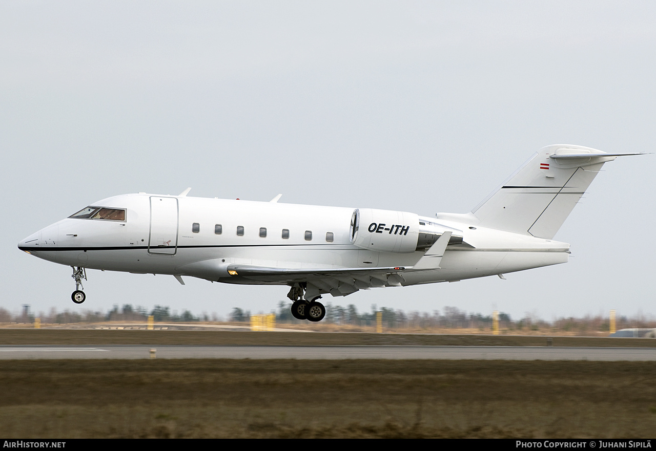 Aircraft Photo of OE-ITH | Bombardier Challenger 604 (CL-600-2B16) | AirHistory.net #165156