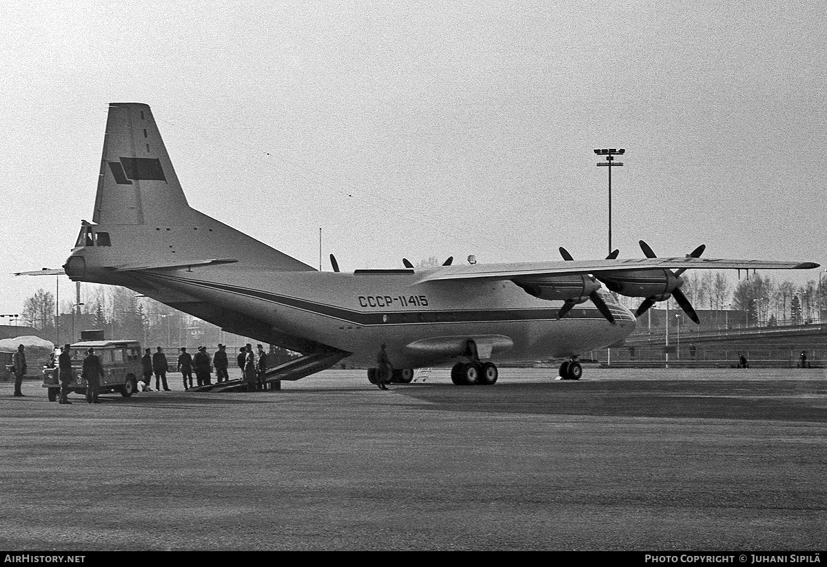 Aircraft Photo of CCCP-11415 | Antonov An-12BP | Aeroflot | AirHistory.net #165157