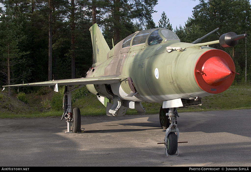 Aircraft Photo of MK-126 | Mikoyan-Gurevich MiG-21UM | Finland - Air Force | AirHistory.net #165158