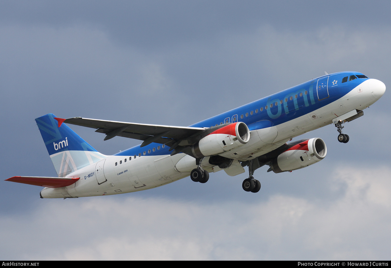 Aircraft Photo of G-MIDY | Airbus A320-232 | BMI - British Midland International | AirHistory.net #165162