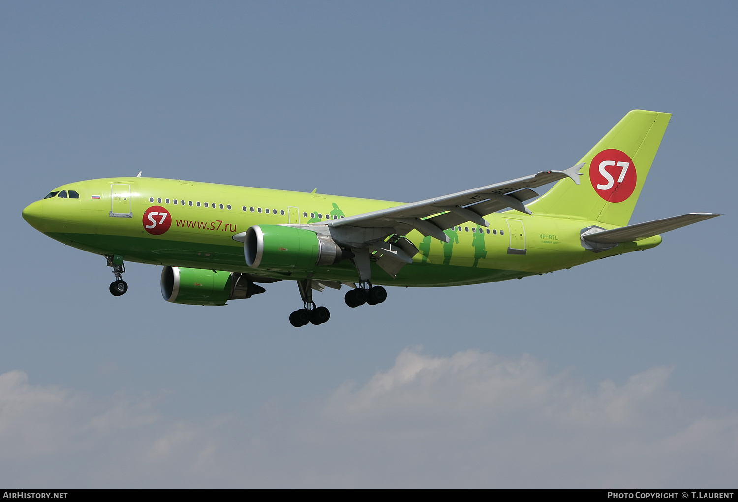 Aircraft Photo of VP-BTL | Airbus A310-204 | S7 Airlines | AirHistory.net #165174