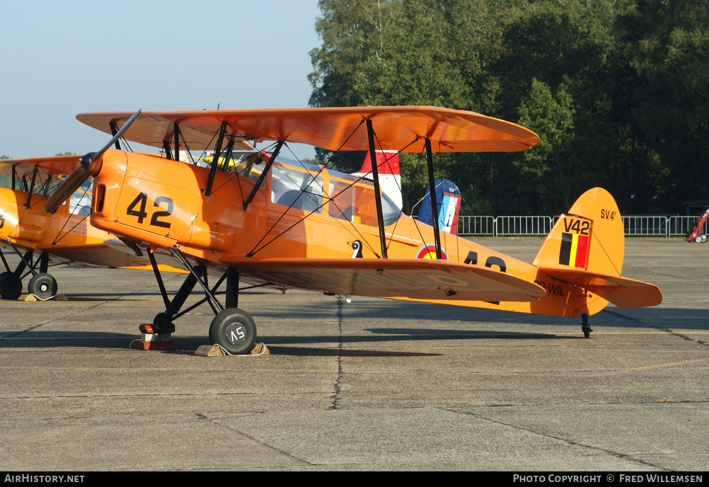 Aircraft Photo of OO-WIL / V42 | Stampe-Vertongen SV-4B | Belgium - Air Force | AirHistory.net #165201