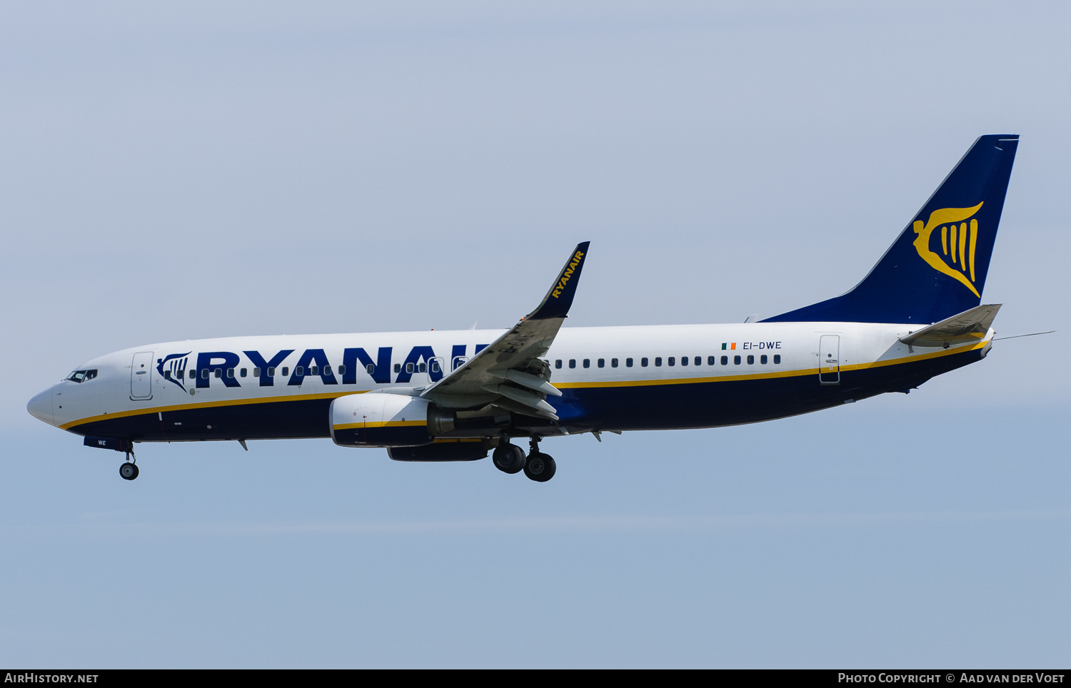 Aircraft Photo of EI-DWE | Boeing 737-8AS | Ryanair | AirHistory.net #165222