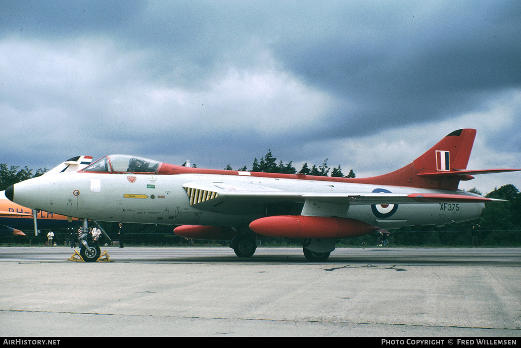 Aircraft Photo of XF375 | Hawker Hunter F6A | UK - Air Force | AirHistory.net #165250