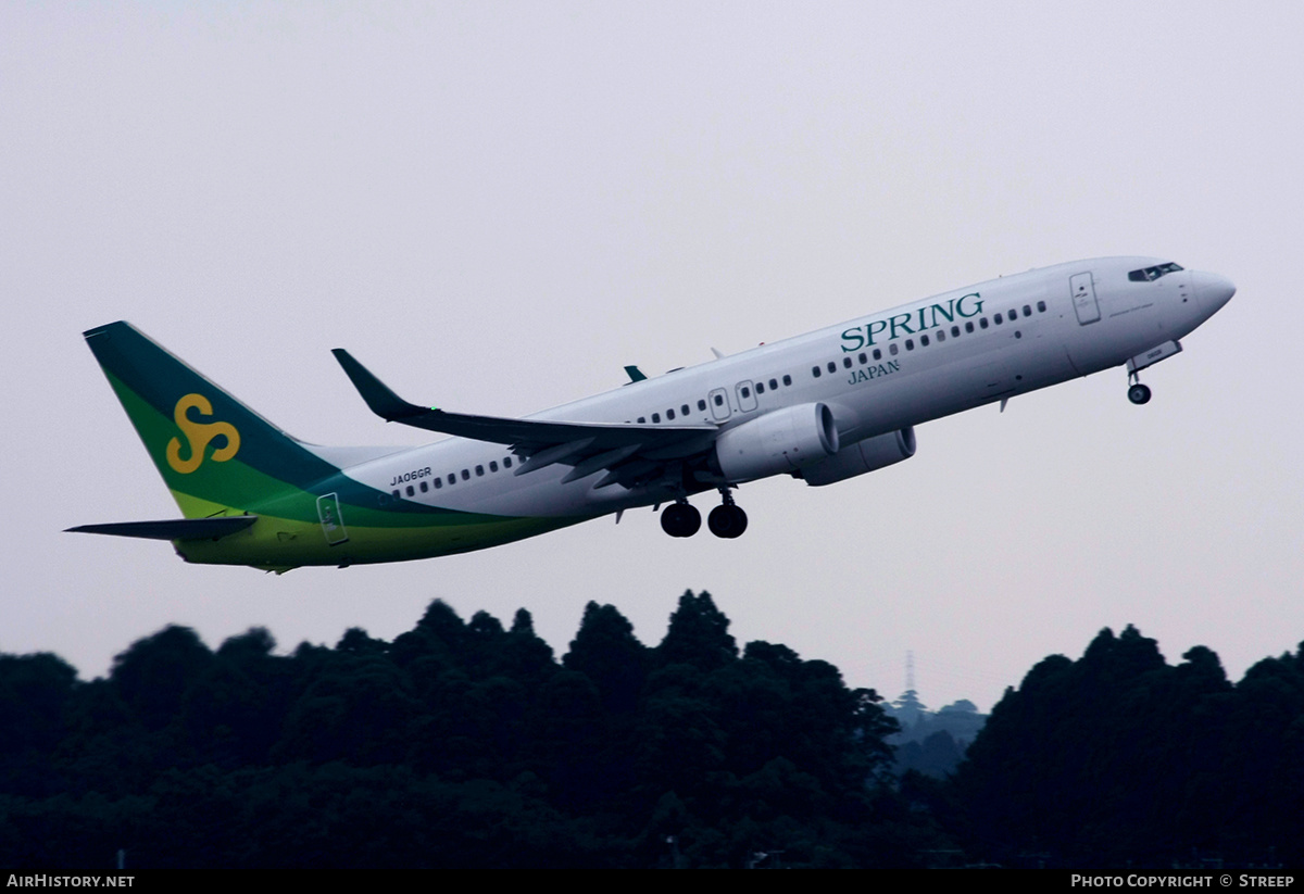 Aircraft Photo of JA06GR | Boeing 737-800 | Spring Airlines Japan | AirHistory.net #165254