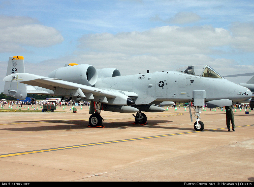 Aircraft Photo of 81-0954 / AF81-954 | Fairchild A-10A Thunderbolt II | USA - Air Force | AirHistory.net #165299