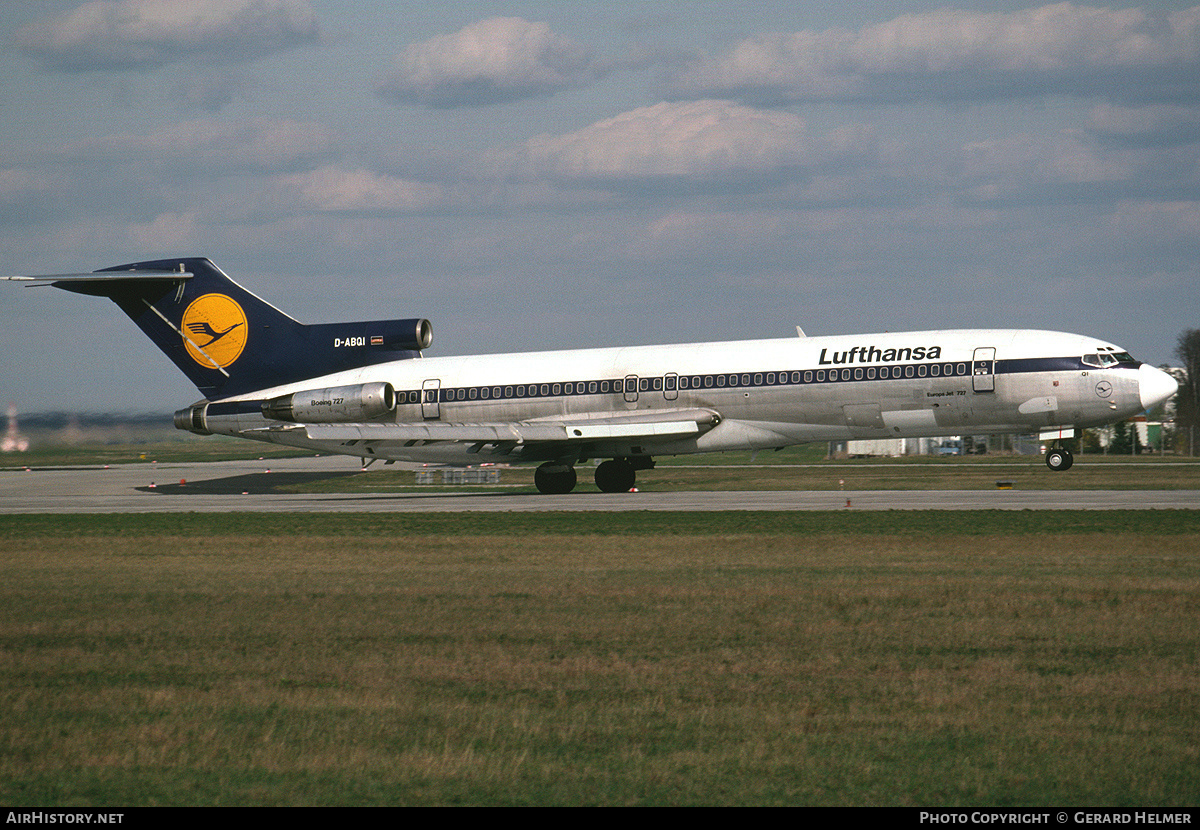 Aircraft Photo of D-ABQI | Boeing 727-230/Adv | Lufthansa | AirHistory.net #165313