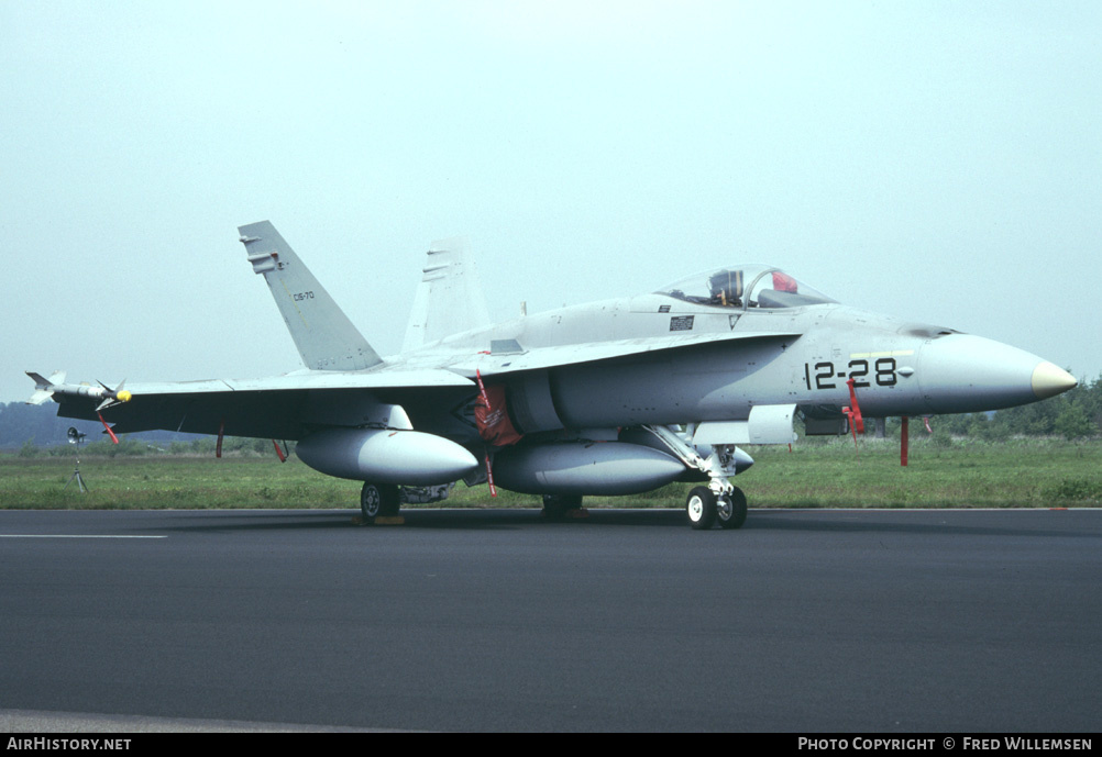 Aircraft Photo of C.15-70 / C15-70 | McDonnell Douglas EF-18A Hornet | Spain - Air Force | AirHistory.net #165314