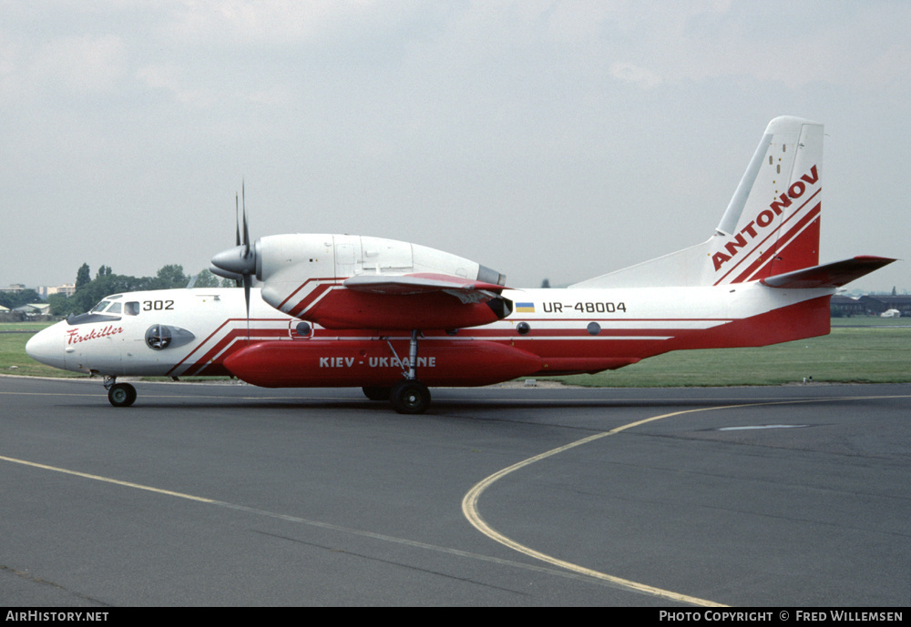 Aircraft Photo of UR-48004 | Antonov An-32P Firekiller | Antonov Design Bureau | AirHistory.net #165330