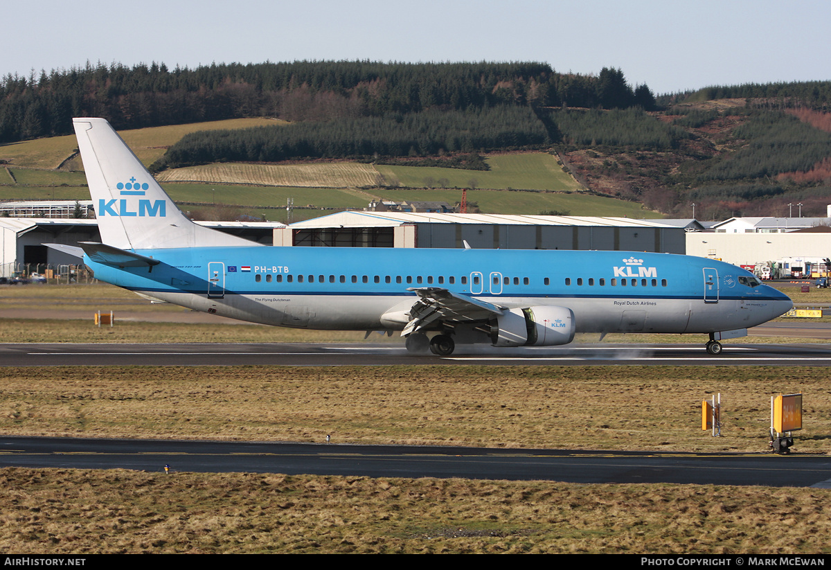 Aircraft Photo of PH-BTB | Boeing 737-406 | KLM - Royal Dutch Airlines | AirHistory.net #165351