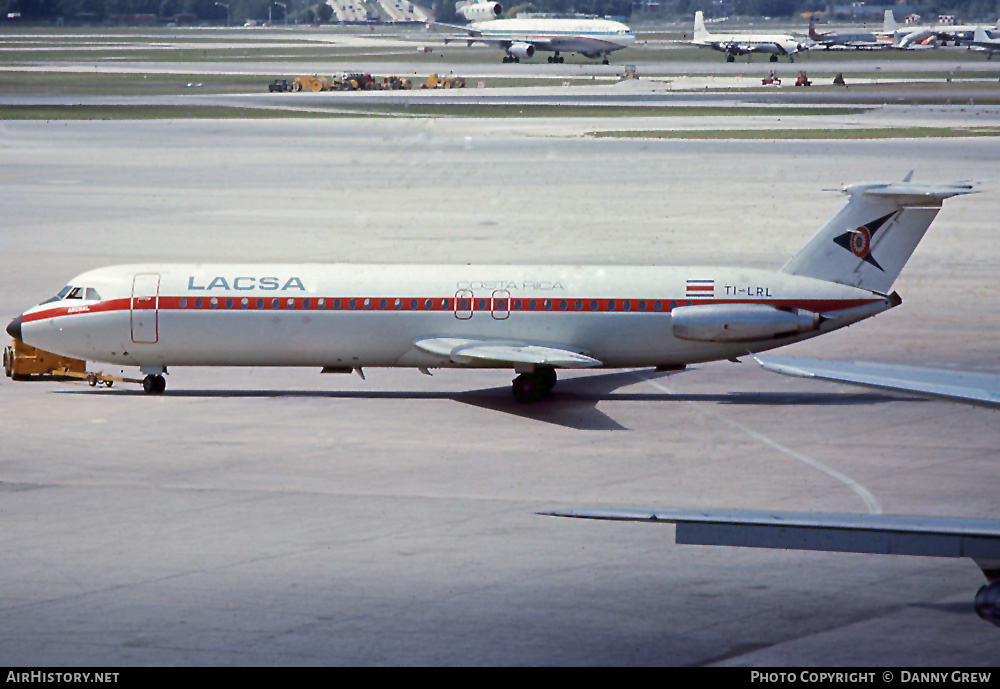 Aircraft Photo of TI-LRL | BAC 111-531FS One-Eleven | LACSA - Líneas Aéreas de Costa Rica | AirHistory.net #165396