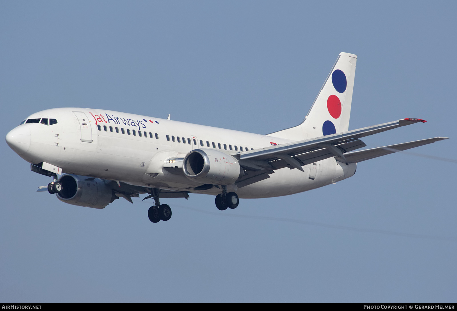 Aircraft Photo of YU-ANI | Boeing 737-3H9 | Jat Airways | AirHistory.net #165403