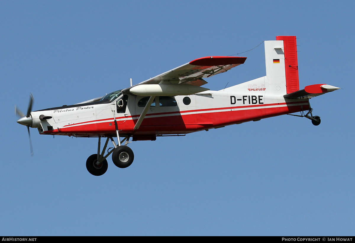 Aircraft Photo of D-FIBE | Pilatus PC-6/B2-H4 Turbo Porter | AirHistory.net #165414